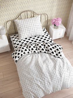 Постельное белье бязь Сказка "Торино/Торино (компаньон)" Наволочка 50х70 см 1 шт Простынь на резинке 90x200 см