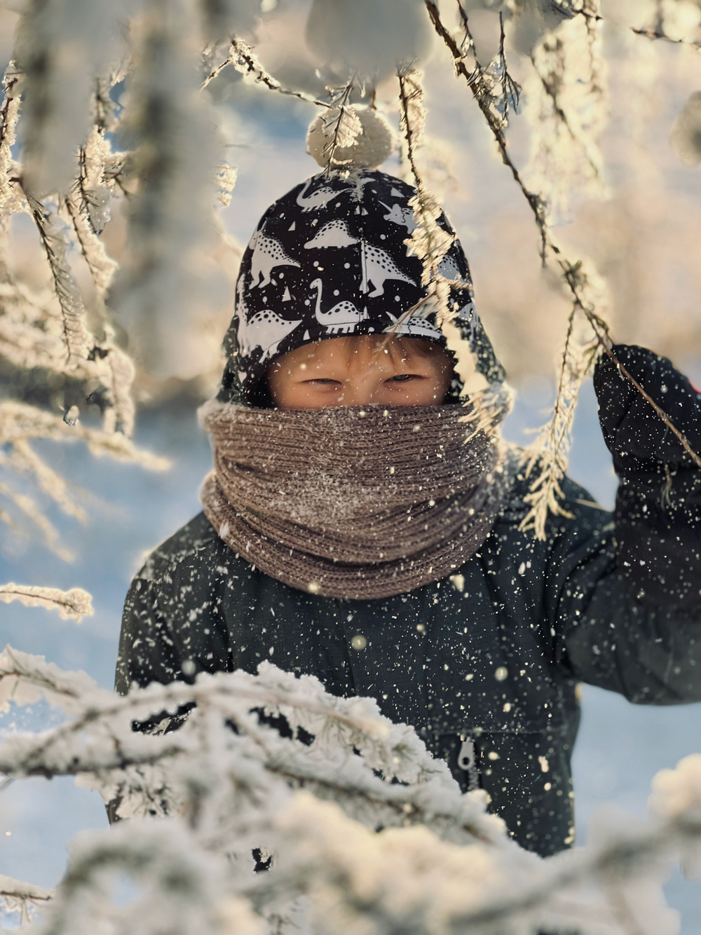 Зимняя шапка (синий)