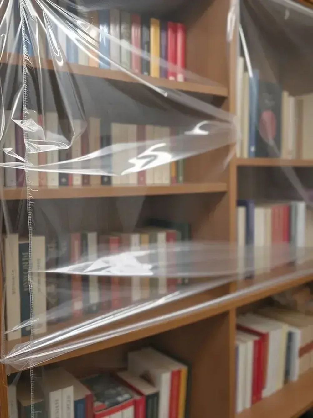 Пленка укрывная для ремонта с клейкой лентой 2.7*20м