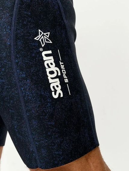 Шорты Sargan Sport 1040/BKBL 2 мм черный/синий