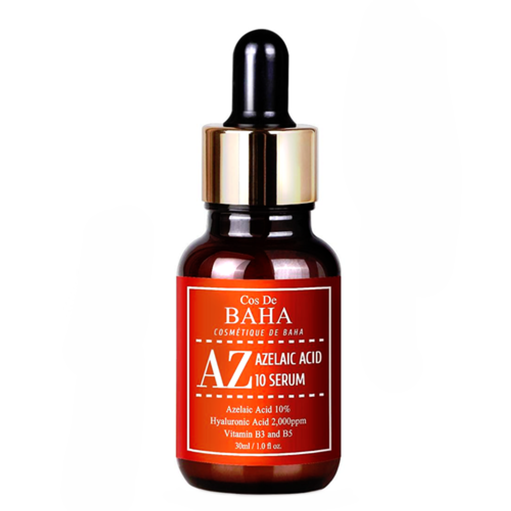 Cos De BAHA Сыворотка противовоспалительная с азелаиновой кислотой Azelaic acid 10%  30мл