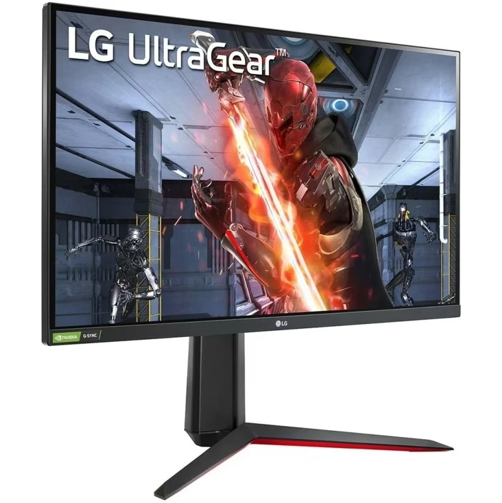 LCD LG 27" 27GN65R-B UltraGear черный и черный/красный {IPS 1920x1080 144Hz 1ms HDMI DisplayPort G-Sync HAS Pivot} [27gn65r-b.aruz]