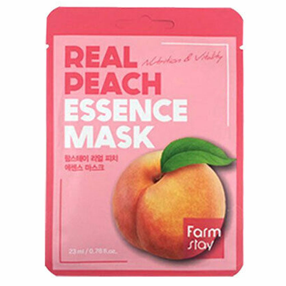Тканевая маска с экстрактом персика FARM STAY Real Peach Essence Mask