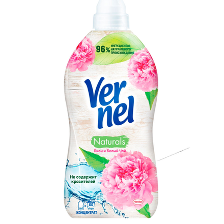 Кондиционер для белья Vernel Пион и Белый чай 1440 мл