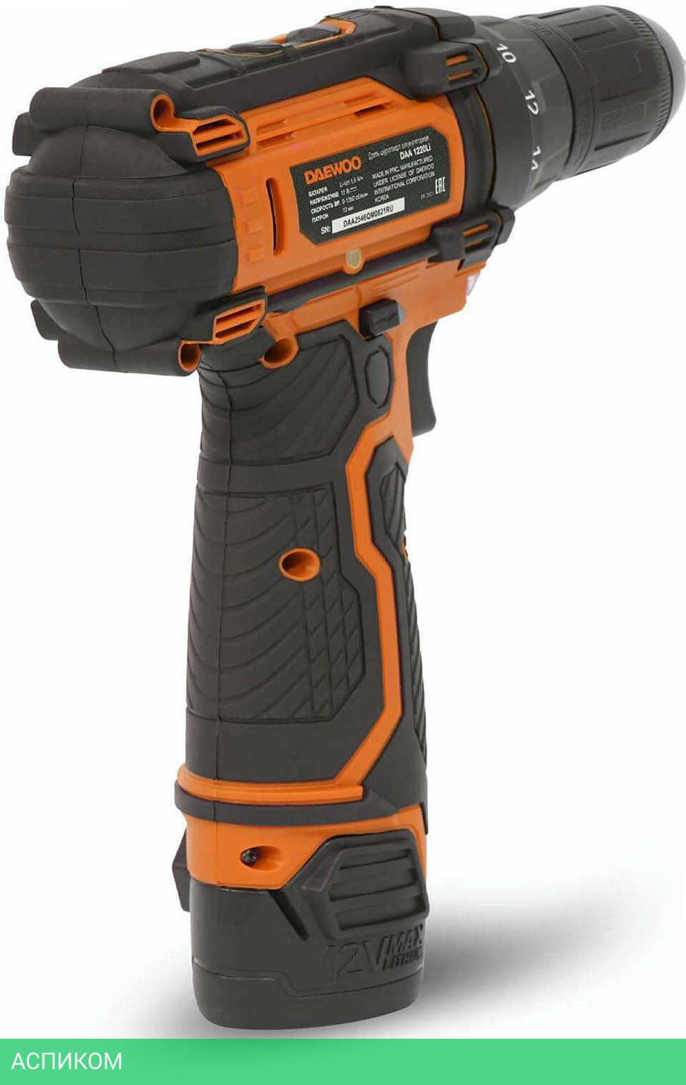 Дрель-шуруповерт Daewoo Power DAA 1220Li