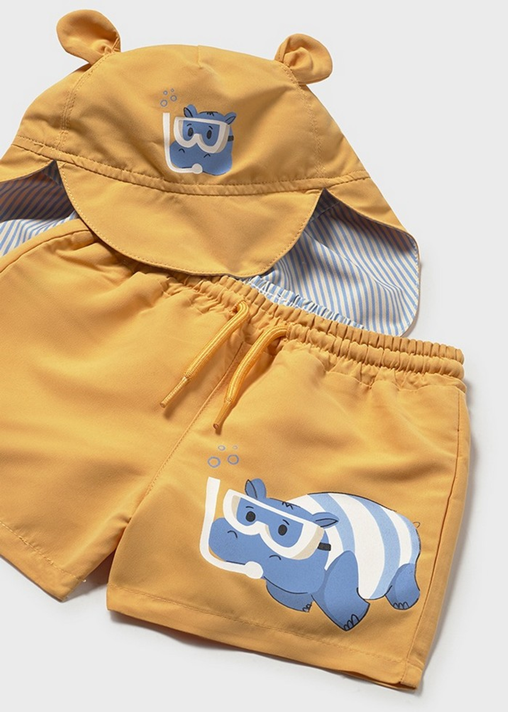 пляжные шорты с панамкой