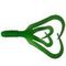 Твистер Helios Credo Four tail 2,35"/6,0 см Electric green 10шт. (HS-20-007)