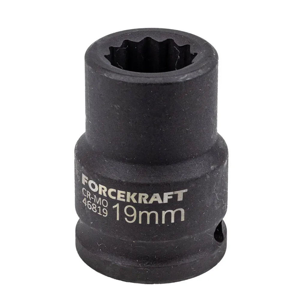 Головка ударная 19мм 3/4''12гр. FORCEKRAFT FK-46819