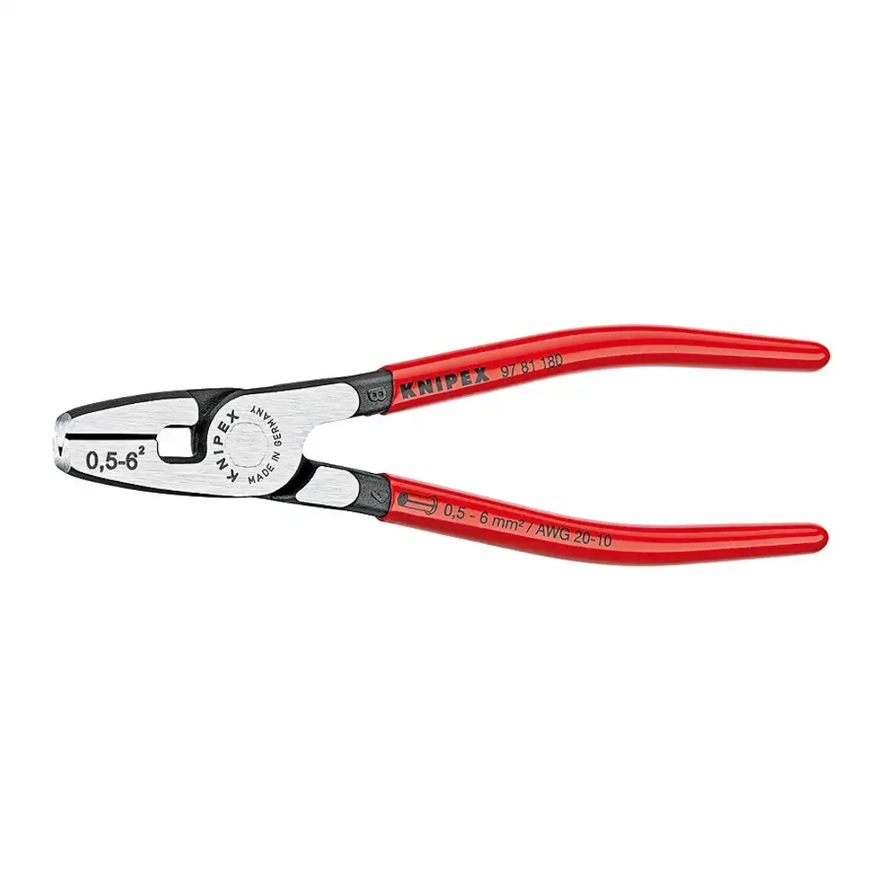 Инструмент для обжима контактных гильз 180 мм Knipex 97 81 180