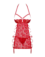 Соблазнительная короткая сорочка Rediosa (Размер: S-M) (Цвет: красный)