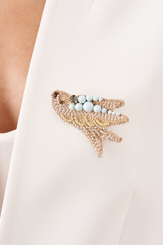 8413 Брошь (бежевый)