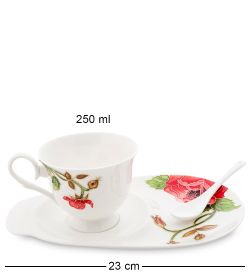 Pavone JS-11 Чайная пара «Роза Рафаэлло»