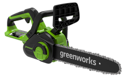 Цепная пила аккумуляторная Greenworks G24CS25K4, 24V, 25см, c АКБ 4Ач и ЗУ 2007707UB