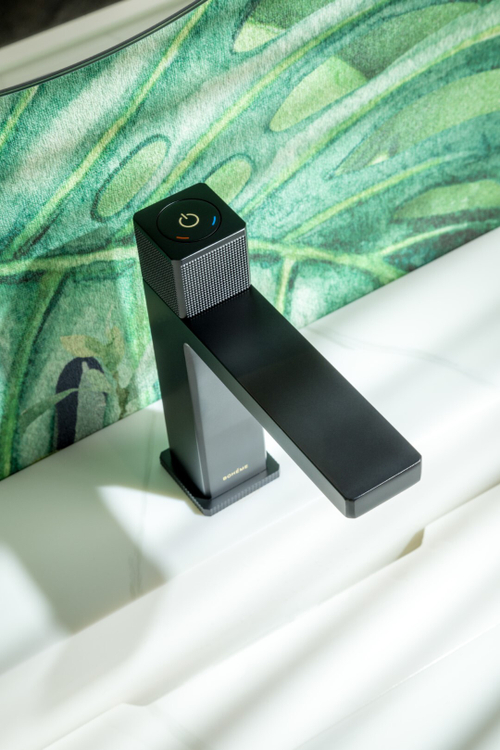 Boheme Смеситель автоматический для раковины QUAD ЧЕРНЫЙ