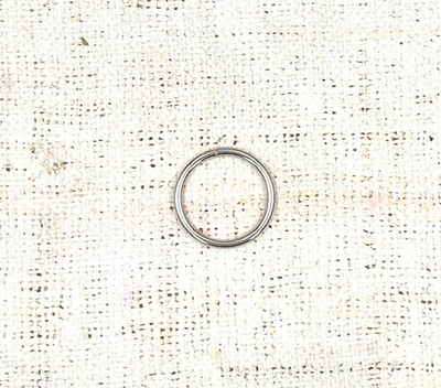 Кольцо  металлическое, р. 30x3 мм, никель