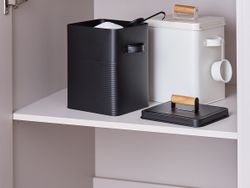 Банка для хранения универсальная Irmel, 6,2 л, с ложкой, молочная