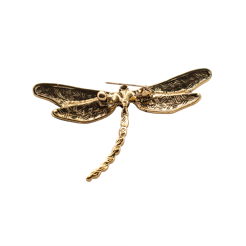 Брошь Shadore Стрекоза XZ0417.10 BR/G