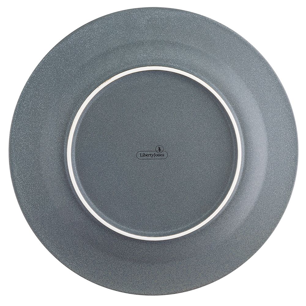 Набор обеденных тарелок Soft Ripples, Ø27 см, серые, 2 шт.