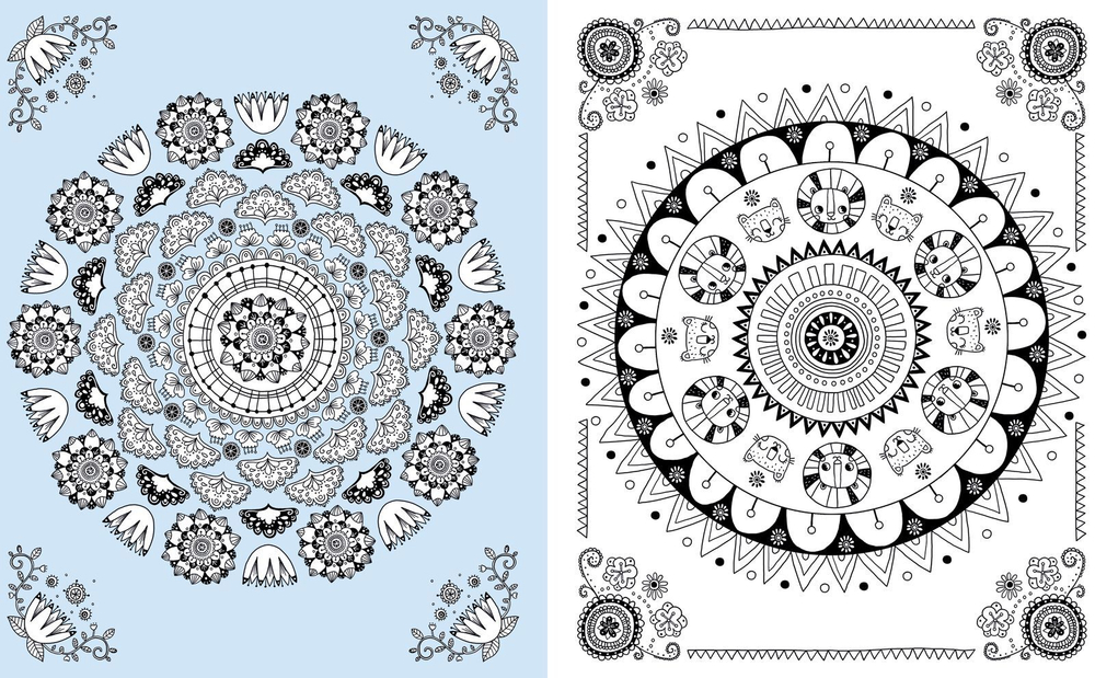 Моя любимая раскраска. Весёлые узоры