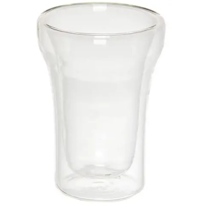 Стакан стеклянный с двойными стенками 250мл «Хай-Тек» 8,4*9,8см