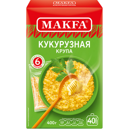 Крупа кукурузная Makfa 400 гр