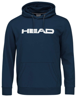 Мужская теннисная кофта Head Club Byron Hoodie M - dark blue