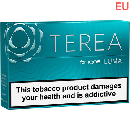 Стики Terea Turquoise табак с ментолом (Европа) (блок - 10 пачек)