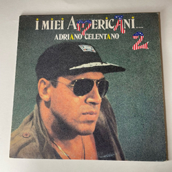 Винтажная виниловая пластинка LP Adriano Celentano Адриано Челентано, I Miei Americani (Tre Puntini) 2 (Италия 1986) Veronica Verrai