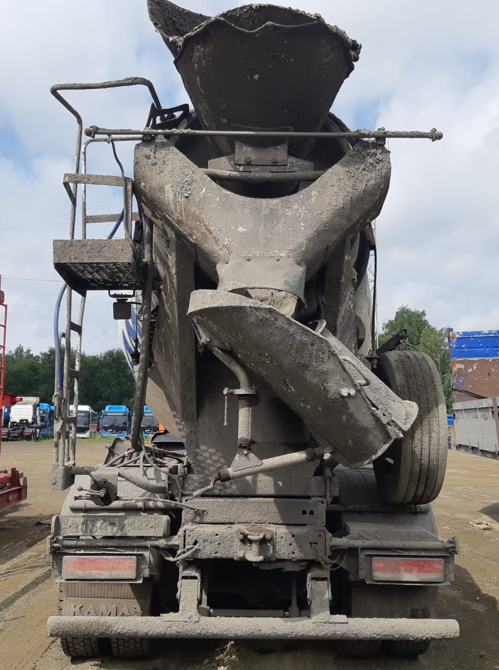 Туймазинский завод автобетоновозов 5814* на шасси КамАЗ 6540 8x4 Автобетоносмеситель 5814Y9 (Дизельн