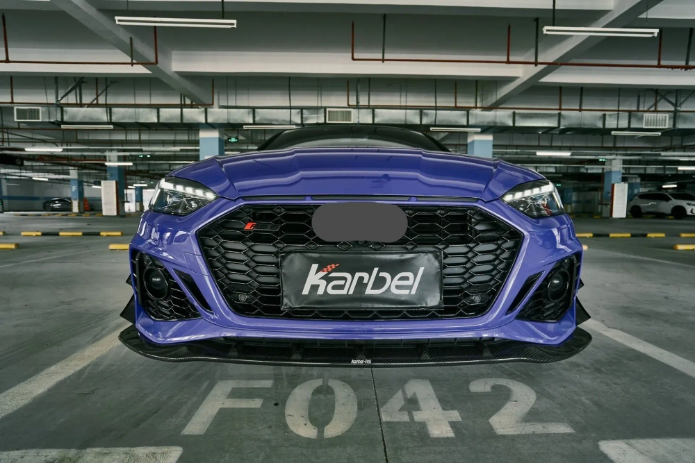 Карбоновая накладка на противотуманные фары для AUDI RS5 B9.5 2020-2025+ Ауди обвес