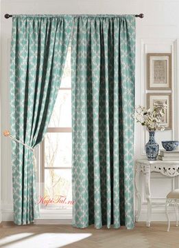 Verano-2. Готовые шторы димаут с принтом