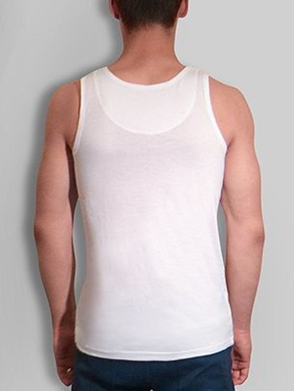 Мужская майка из хлопка (Размер: M) (Цвет: черный)