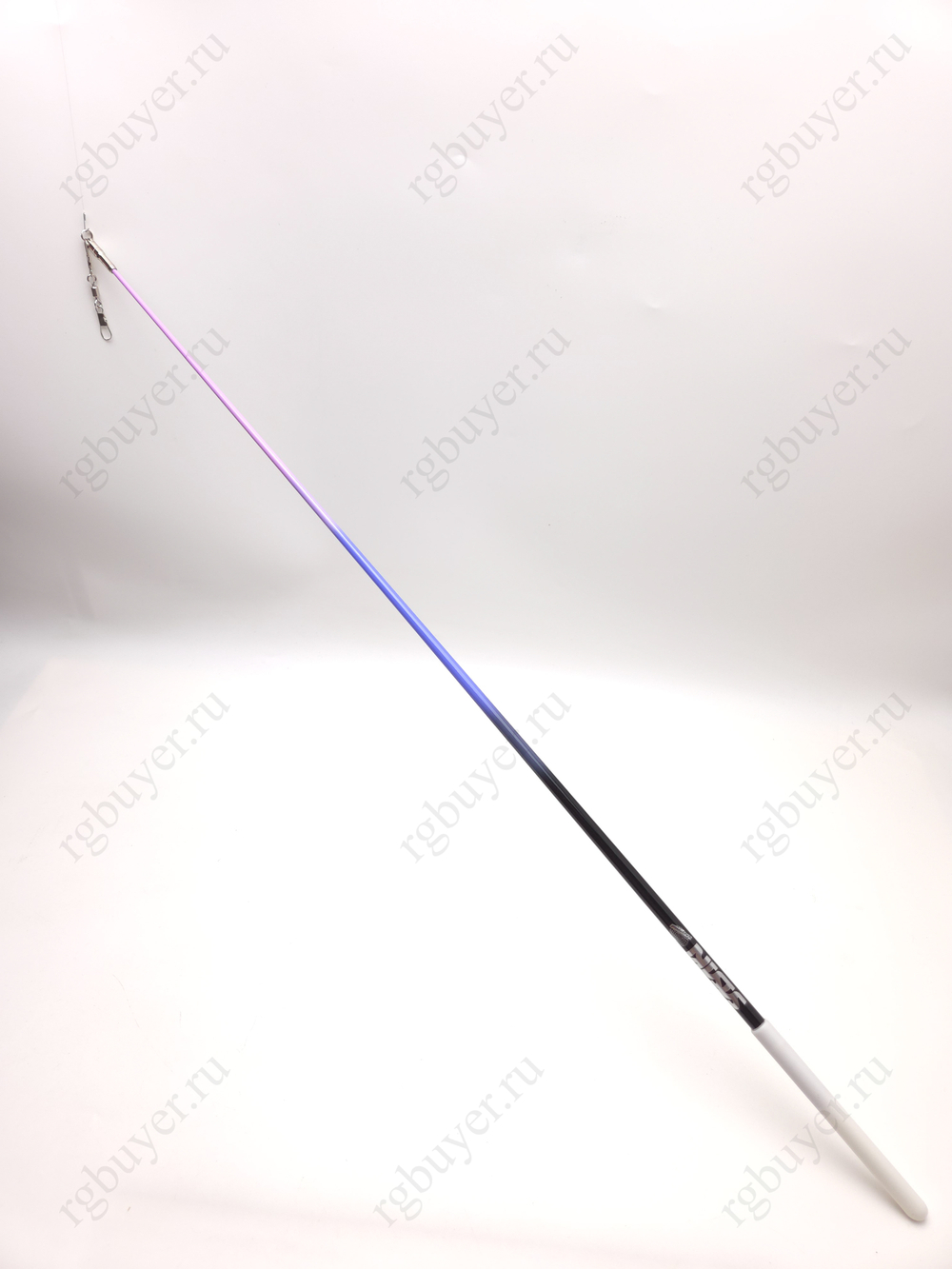 Палочка Sasaki 60 см с трехцветная Черный/Синий/Фиолетовый с белой ручкой BxWST