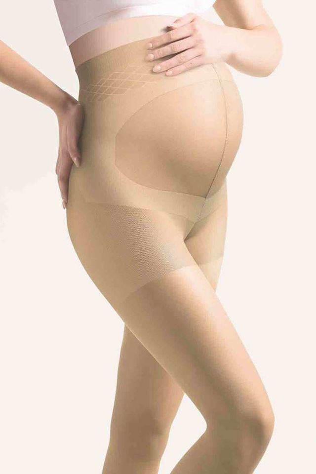 Телесные колготки для беременных 20 den