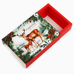 Коробка 20*15*5 см Волшебных моментов - Оленята в лесу