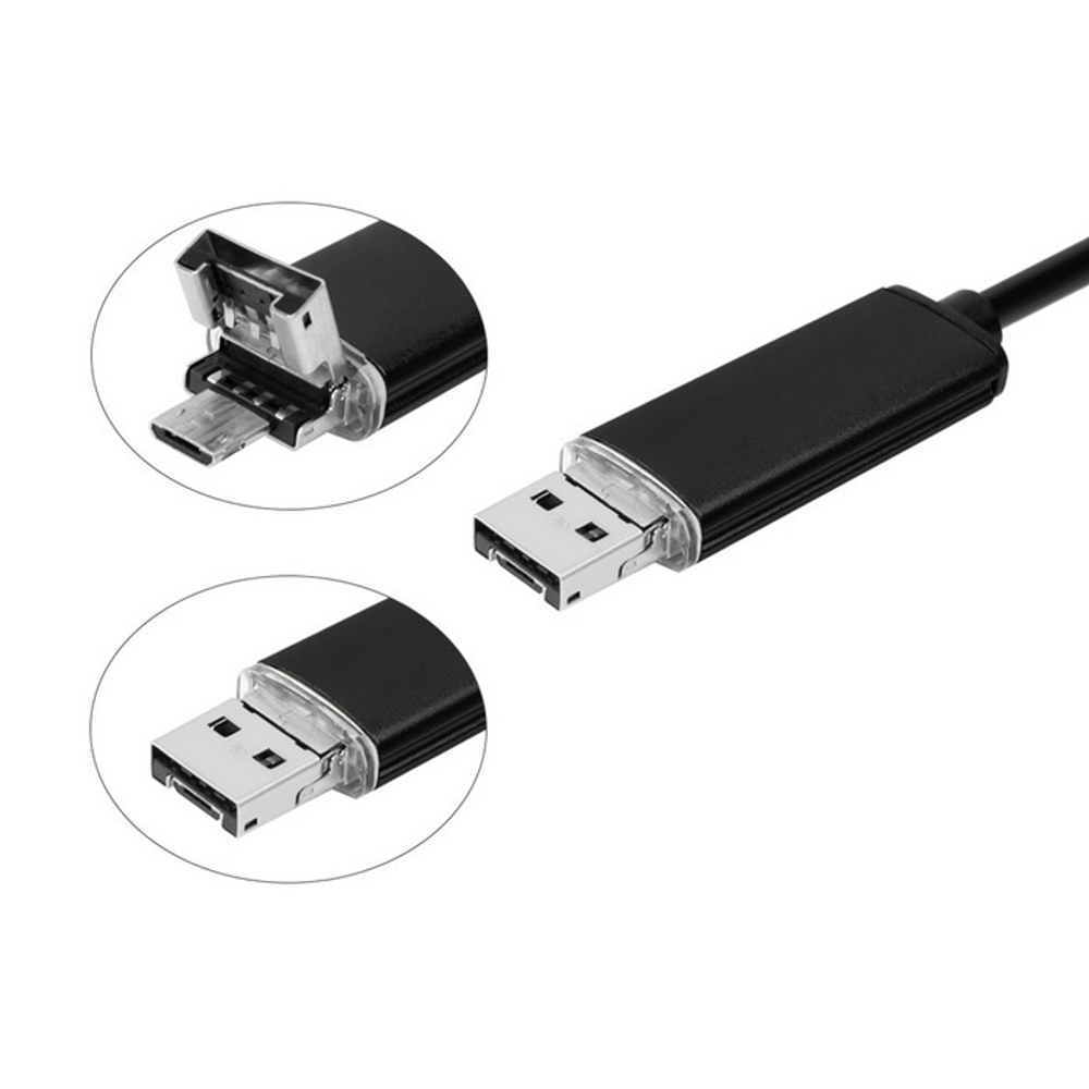 Эндоскоп 1 метр (OT-SME12) MicroUSB / Орбита OT-SME12 эндоскоп (8мм, 1280*720, 1м)