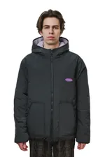 Куртка двухсторонняя графитовая / пурпурная