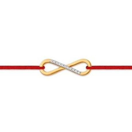 Браслет из золота с фианитами