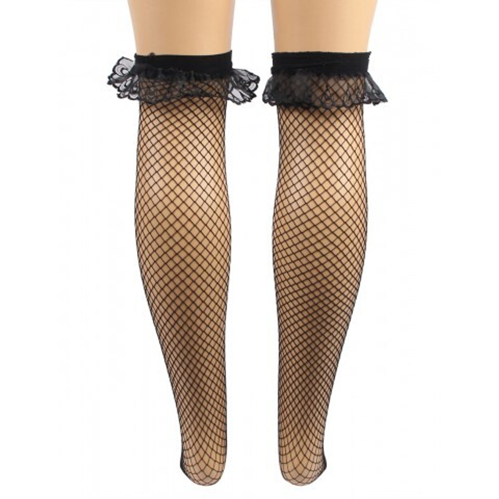 Чулки Beileisi 2104  с бантиками (XS-L) черные