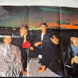 Винтажная виниловая пластинка LP Duran Duran Seven And The Ragged Tiger (Japan 1983) (Obi, Poster)