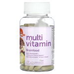 Zahler, Multivitamin Brainfood, ежедневная мультивитаминная добавка для поддержки памяти и концентрации, с NeuroFactor и ежовиком гребенчатым, 60 капсул