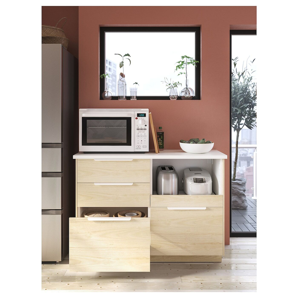 IKEA BILLSBRO  (ИКЕА БИЛЛСБРО)  -  Ручка, белая, 320 мм