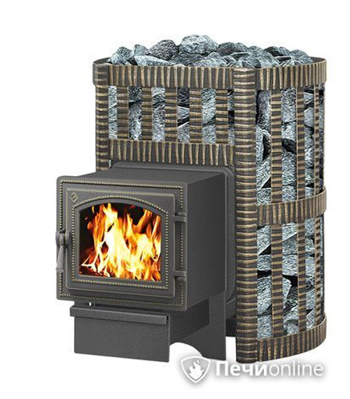 Печь для бани Везувий Легенда Ковка 12 (260) чугун