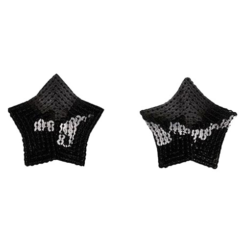 Черные пэстисы-звездочки с пайетками Bior Toys Notabu NTB-80603