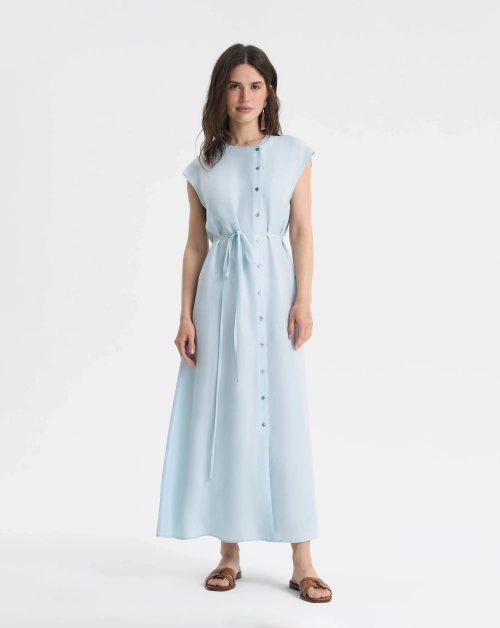 Платье-макси из купры