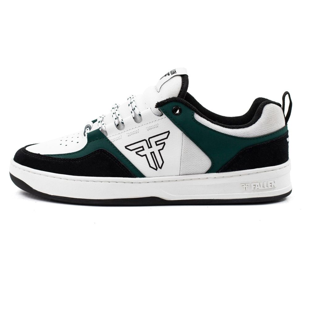 Кеды Fallen THE CREST - WHITE / BLACK / EMERALD