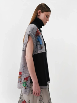 Жилет принтованный OLA OLA