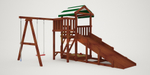 Детская площадка Савушка Мастер 1 с зимней и летней (Махагон) 4 сезона