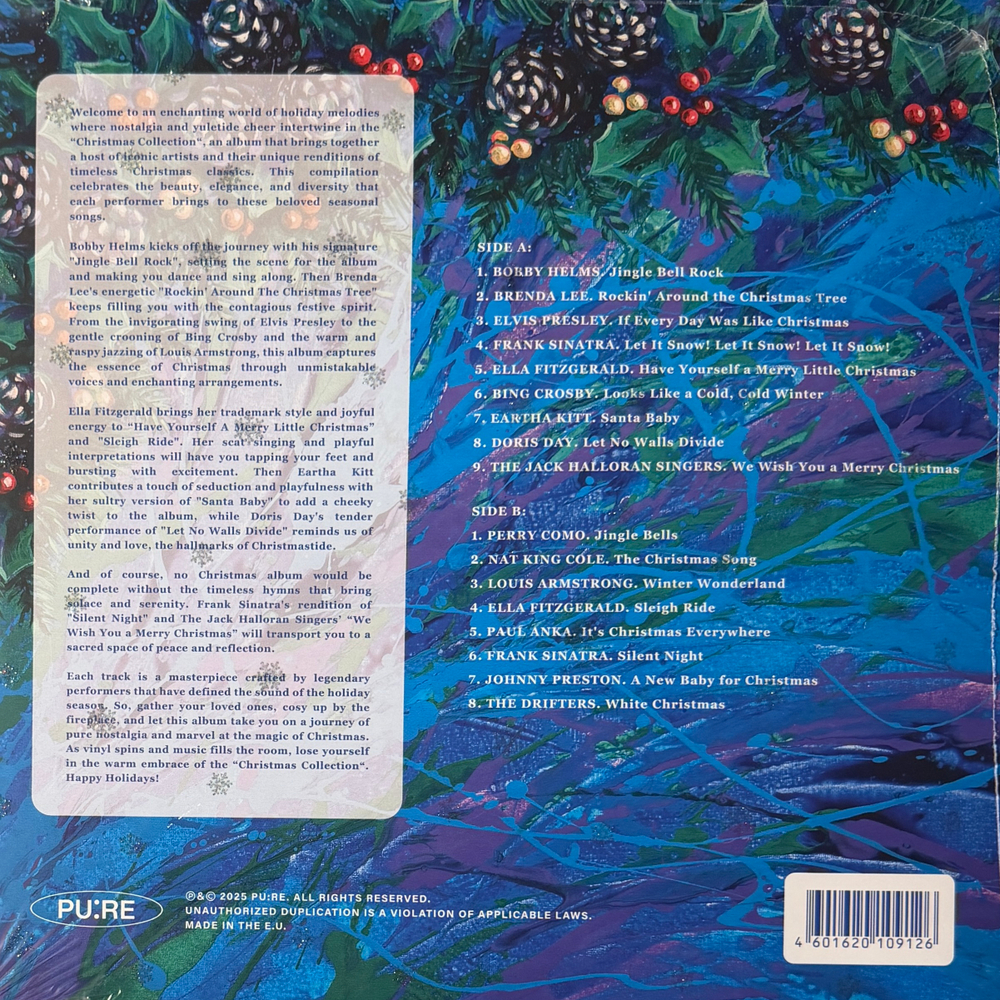 Виниловая пластинка Сборник Christmas Collection LP Colored