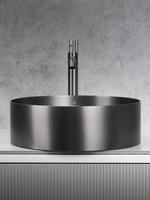 Раковина AltroBagno Luna 001002 MtGr из нержавеющей стали